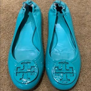 Tory Burch Teva Patent Leather Flat